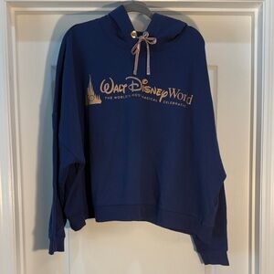 Disney Navy Hoodie with Gold Accents 50 Years Limited Edition Size 3X